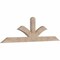 Ekena Millwork Richland Smooth Timber Gable Bracket, Douglas Fir, 96"W x 28"H x 3 1/2"D x 5 1/2"F, 7/12 Pitch GBW096X28X0406RIC00SDF - alternate 3